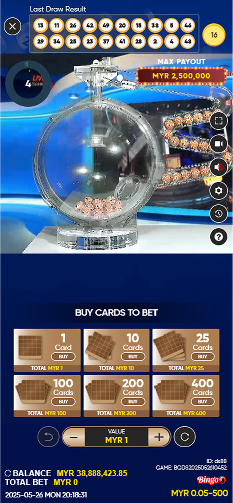 bingo51 screenshot